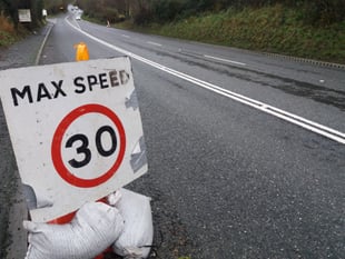 Public Notices: Temporary 30mph speed restriction on Wellington roads