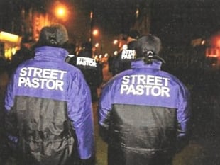 Cash support and praise for town street pastors