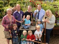 Children given free gardening tools