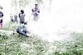 Scouts cook up a storm around campfire