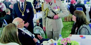 Spitfire pilot meets Royal