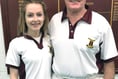 Leah and Nick triumph in mixed pairs