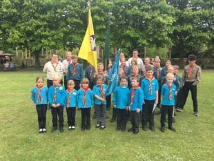 Scouts at St George's Day parade