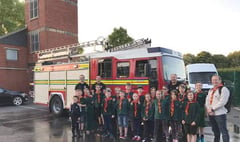 Cubs get soaking at fire station