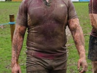 Lee 6ft 2in and 19 1/2 stone cuts a powerful figure