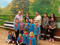 Rotary club visits Beavers group