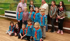 Rotary club visits Beavers group