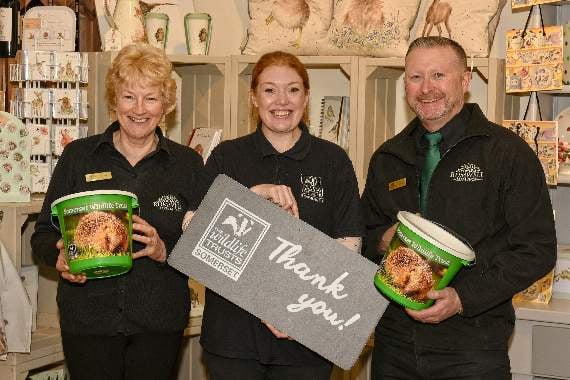 Farm shop backs wildlife charity