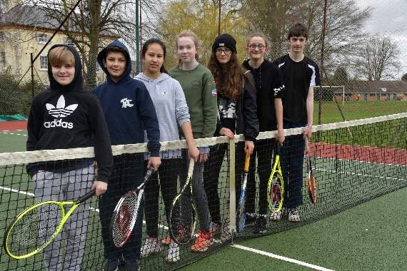 Tennis marathon raises court funds