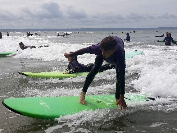 Surf’s up on school trip to North Devon