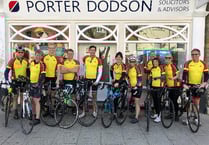 Cyclists coin in the cash for lifeboats