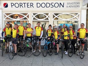 Cyclists coin in the cash for lifeboats