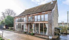 Converted barn full of charm and character