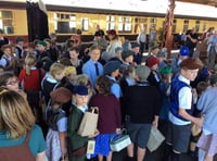 School’s ‘evacuees’’ ride to the seaside