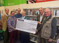 £1,800 raised for town library