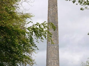 Ploughing in sight of the Monument