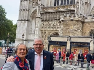 Legion stalwart's date at the Abbey