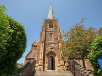 Work starts on church spire