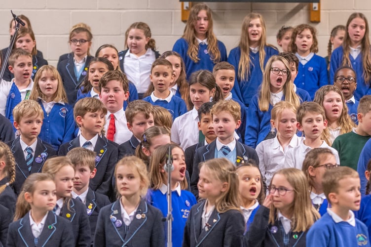 School singing