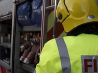 Wellington fire fighters battle huge barn blaze