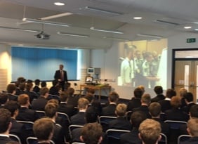 Pupils at Wellington School