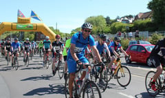 55-mile charity cycle challenge