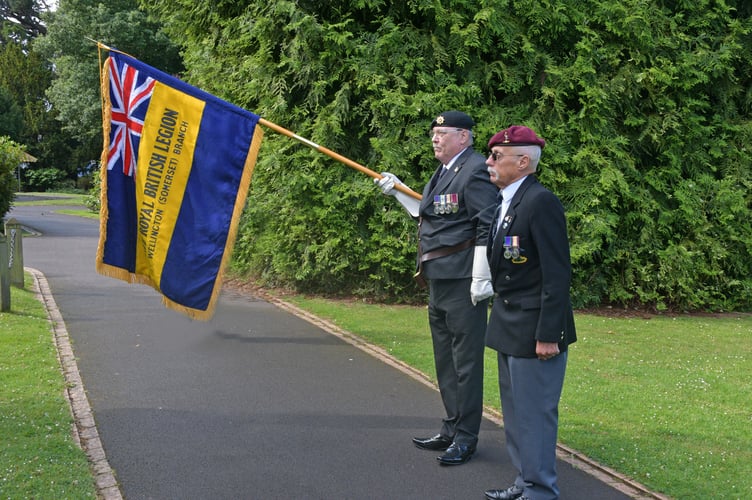 Veterans were among those who attended a service to mark Armed Forces Day at Wellington 