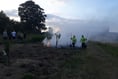 Blaze that ravaged forest garden could be arson, say police