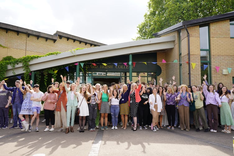 Results day for the Class of 2022 at Richard Huish College, Taunton