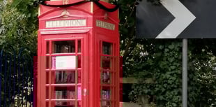 Red phone box tribute to Queen Elizabeth takes pride of place in village