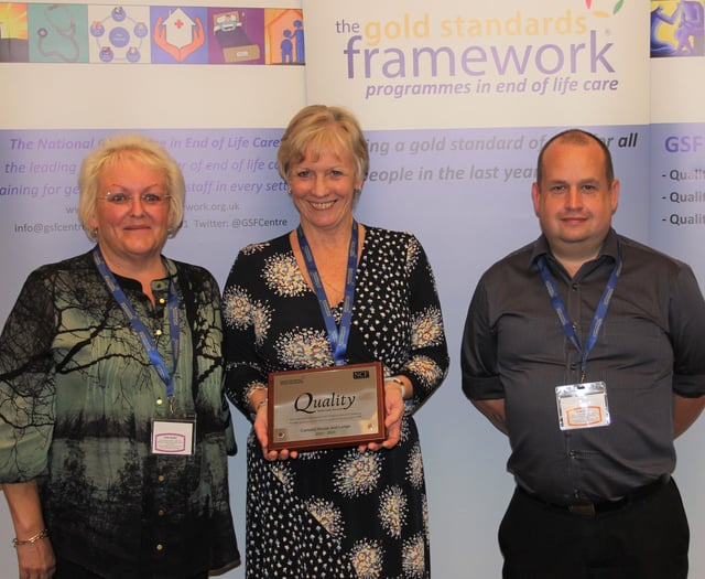 ‘Dedicated’ care home team hit gold standard
