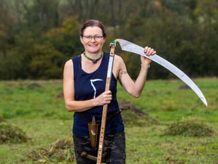 ‘’I lost four stone by taking up scything - and then became UK champ’’