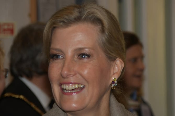 HRH Sophie Countess of Wessex visit to St Andrew’s Church in Wiveliscombe November 2022
