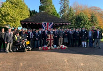 Over 50 Veterans attended Rockwell Green Remembrance service