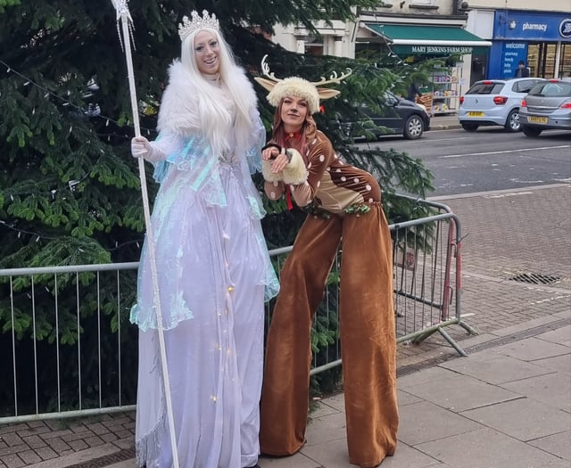 Entertainment for Christmas shopping families