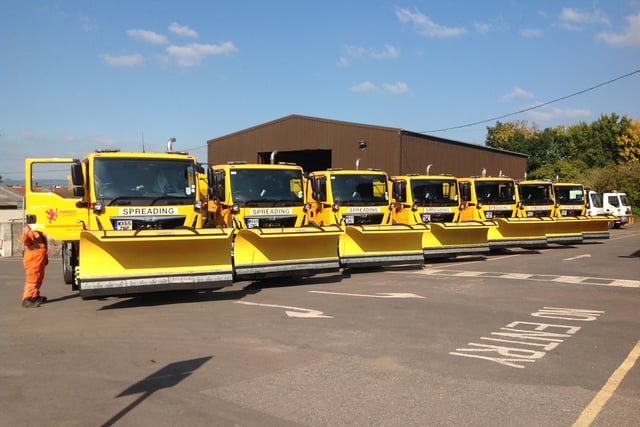 Gritters out in Somerset as temperature drops to minus 4C
