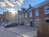 Low-cost town housing nearly finished
