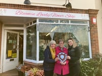 Flower shop is Christmas window winner