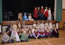 Merry Christmas from the children spreading joy of the festive season