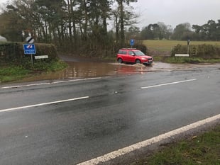 Heavy rain sees local flooding