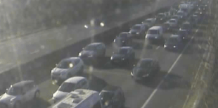 'Obstruction' on motorway sees traffic stopped