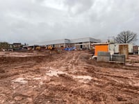 New Lidl store hit by bad weather