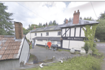 The former Merry Harriers pub