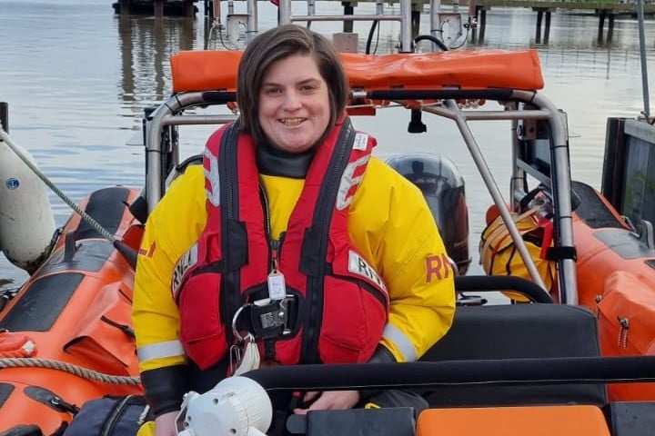 Karla on Christmas Day duty at Gravesend