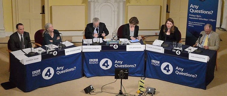 An episode of Any Questions? broadcast from Bath in 2016