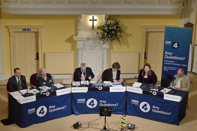 An episode of Any Questions? broadcast from Bath in 2016