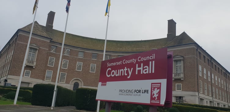 Somerset County Council unitary authority council tax budget