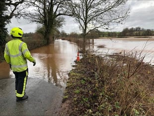 Firefighters called out to second rescue as motorist stranded in car
