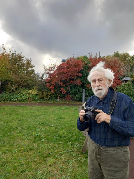 Roger Jack with his camera