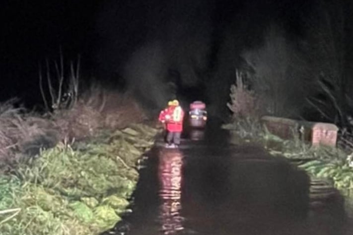 One of the seven flooding incidents attended by Wellington Fire crews in four days